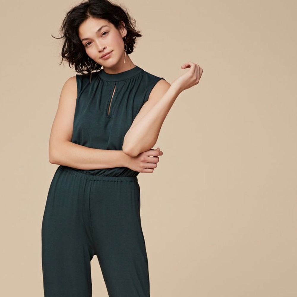 Amour Vert Lourenza Jumpsuit (dark spruce)